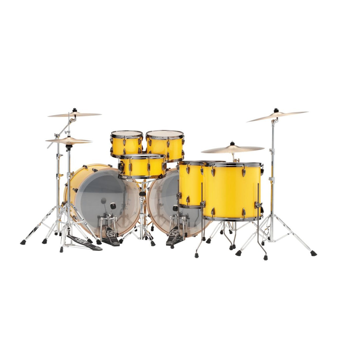 Tama Imperialstar 7pc Complete Double Bass Drum Set Electric Yellow - Drum Center of Portsmouth