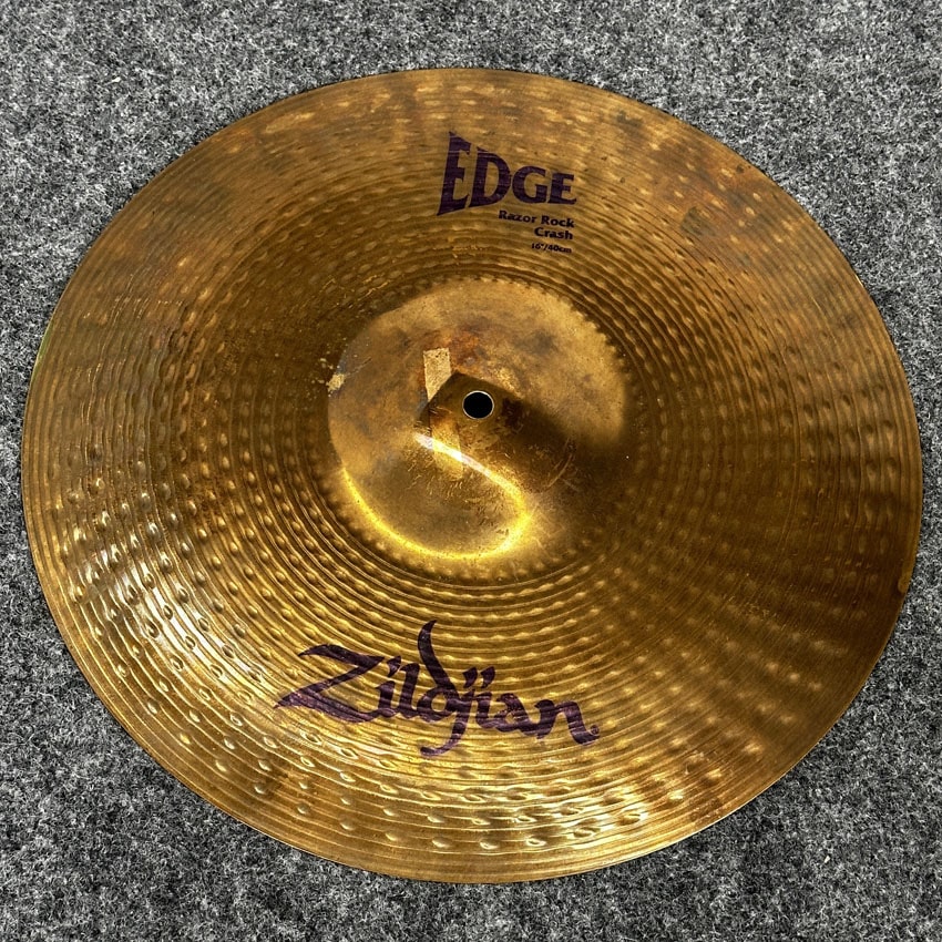 Used Zildjian Edge Razor Crash Cymbal 16" - Good - Drum Center Of Portsmouth