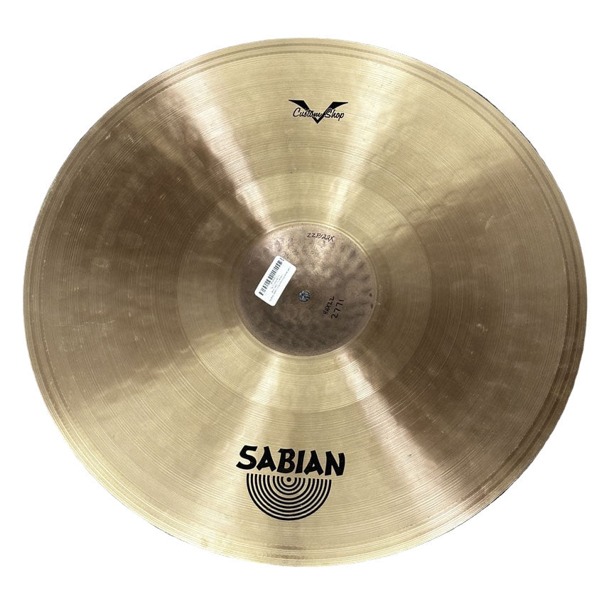 Used Sabian Prototype HHX Custom Shop Ride Cymbal 22" - Very Good - Drum Center Of Portsmouth