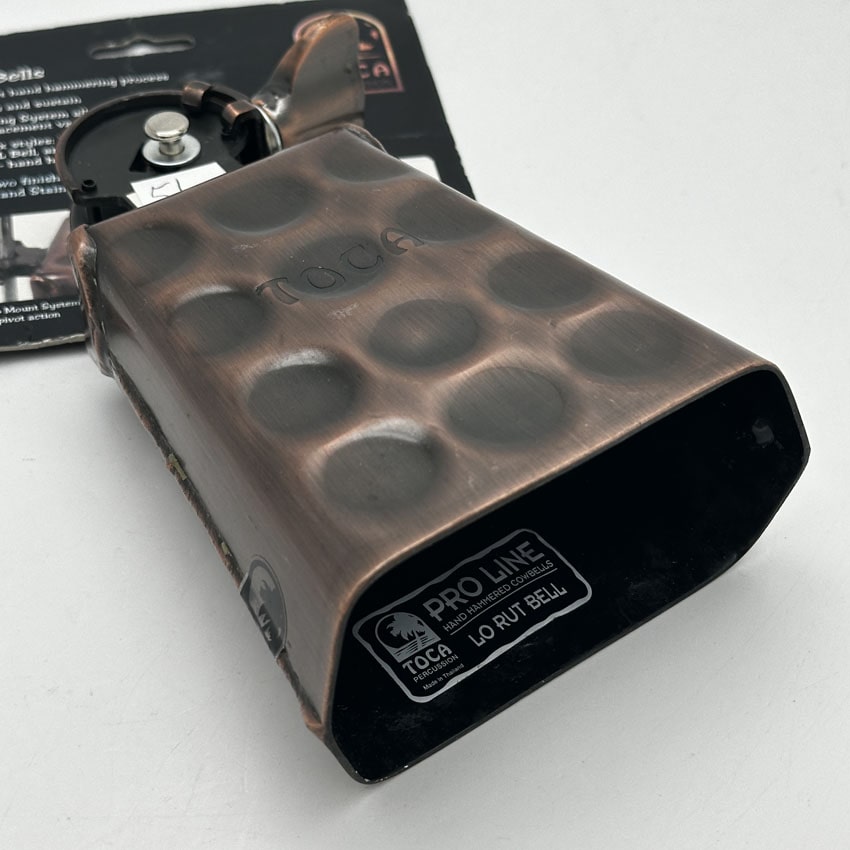 Used Toca Proline Hammered Copper Cowbell - Excellent - Drum Center Of Portsmouth