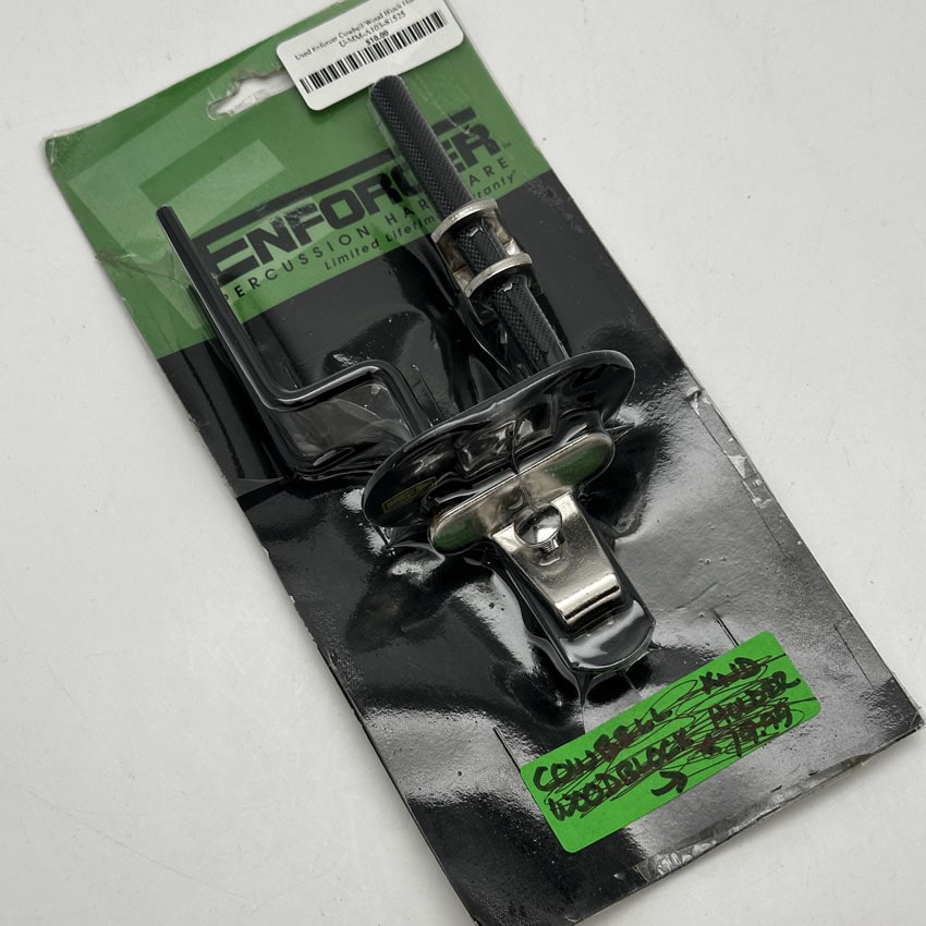 Used Enforcer Cowbell/Wood Block Holder - Excellent - Drum Center Of Portsmouth