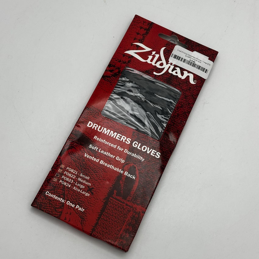 Used Zildjian Drummer's Gloves - Large - Excellent - Drum Center Of Portsmouth