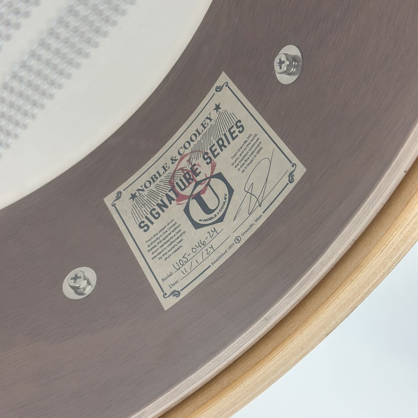Used Noble & Cooley Ulysses Owens Jr "U" Signature Snare Drum 14x5.5 w/ Wood Hoops - Very Good - Drum Center Of Portsmouth