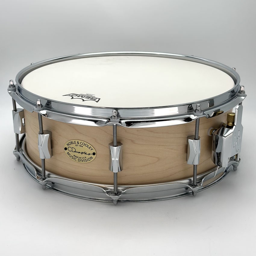 Used Noble & Cooley CD Maple Snare Drum 14x5 Natural Oil - Excellent - Drum Center Of Portsmouth