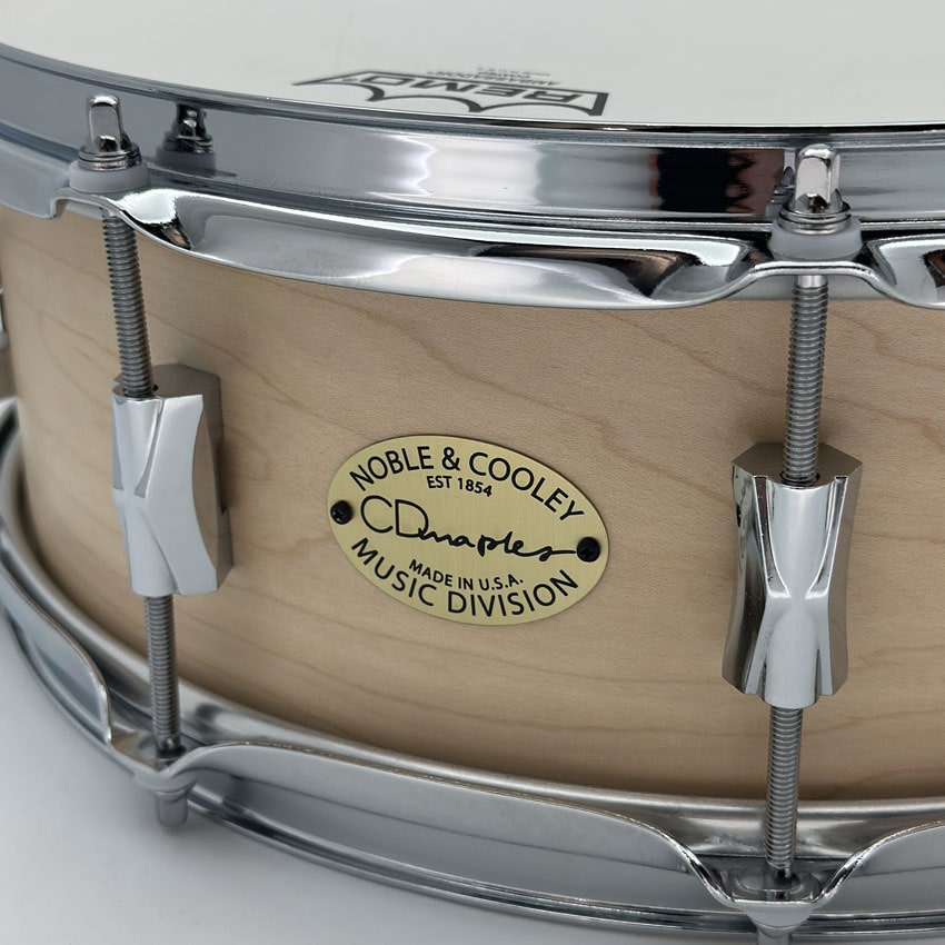 Used Noble & Cooley CD Maple Snare Drum 14x5 Natural Oil - Excellent - Drum Center Of Portsmouth