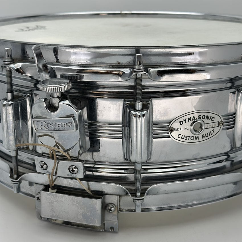Used Vintage Rogers Dynasonic Snare Drum 14x5 - Good - Drum Center Of Portsmouth