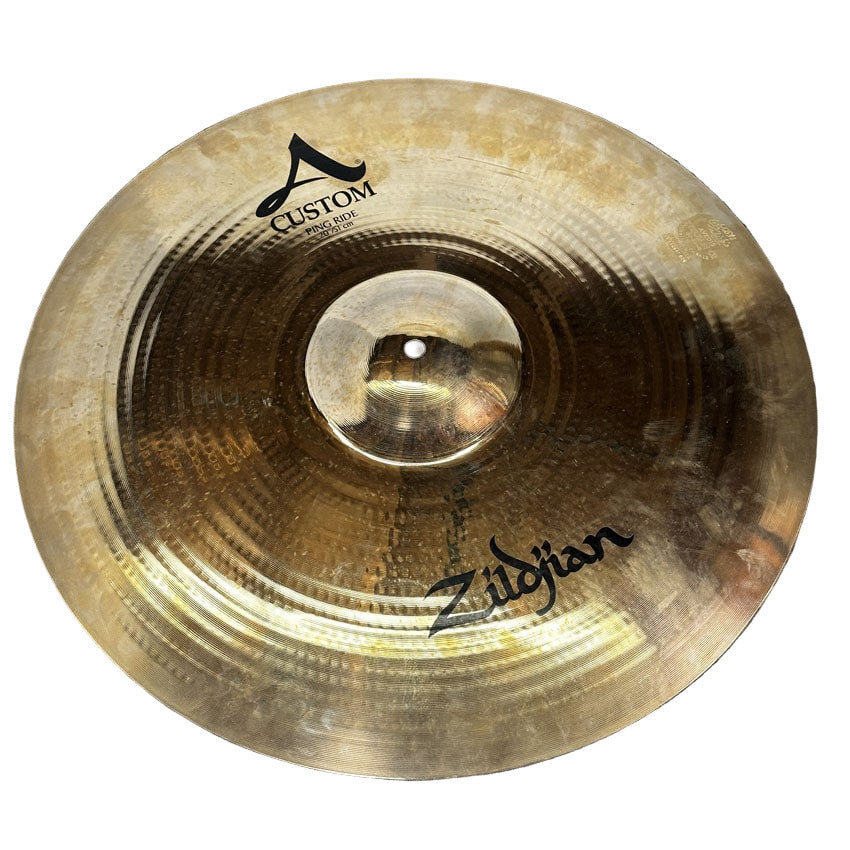 Used Zildjian A Custom Ping Ride Cymbal 20 - Very Good - Drum Center Of Portsmouth