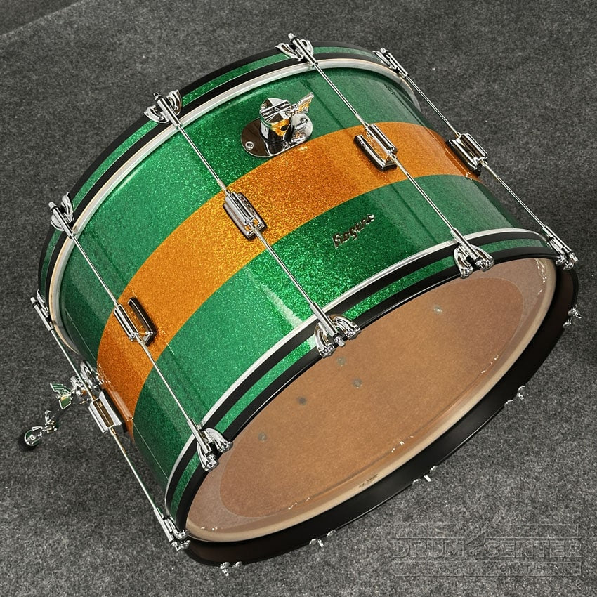 Rogers Tower 3pc Drum Set 24/13/16 Green & Gold Sparkle - Drum Center Of Portsmouth