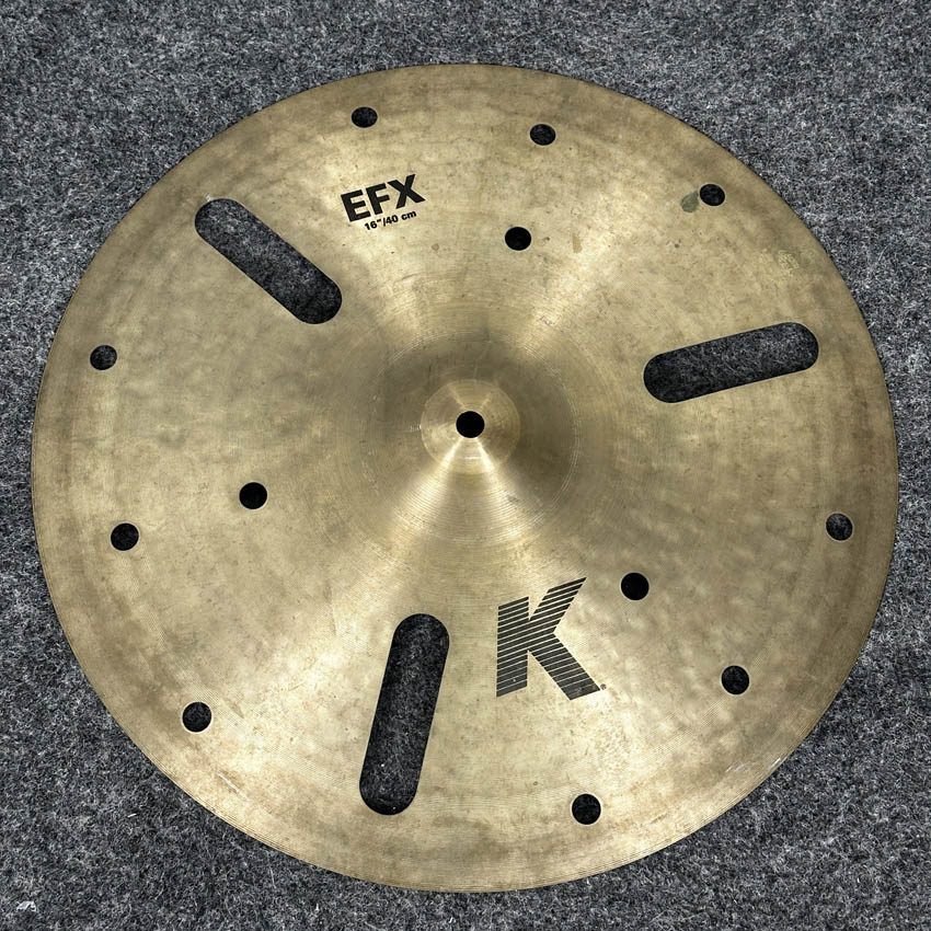 Used Zildjian K EFX Crash Cymbal 16" - Good - Drum Center Of Portsmouth