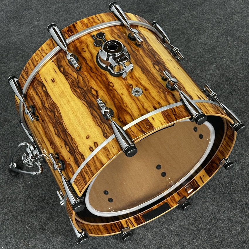 Used Sonor SQ2 Vintage Maple 4pc Drum Set African Marble High Gloss - Excellent - Drum Center Of Portsmouth