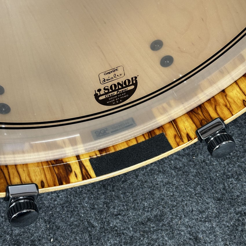 Used Sonor SQ2 Vintage Maple 3pc Drum Set African Marble High Gloss - Excellent - Drum Center Of Portsmouth