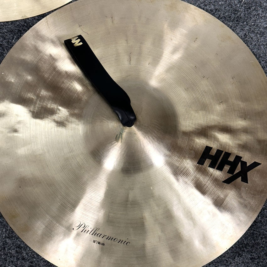 Used Sabian HHX Philharmonic Concert Cymbals 18" - Excellent - Drum Center Of Portsmouth