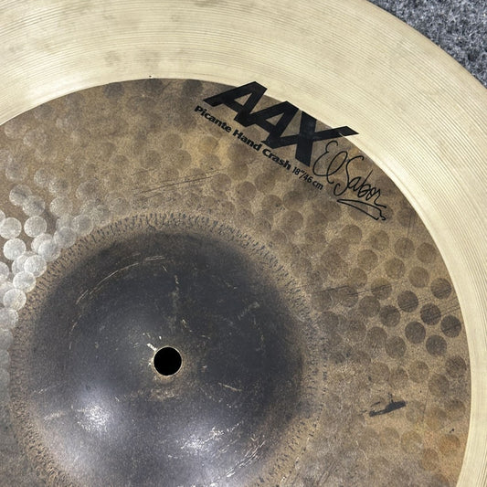 Used Sabian AAX Picante Crash Cymbal 18" - Very Good - Drum Center Of Portsmouth