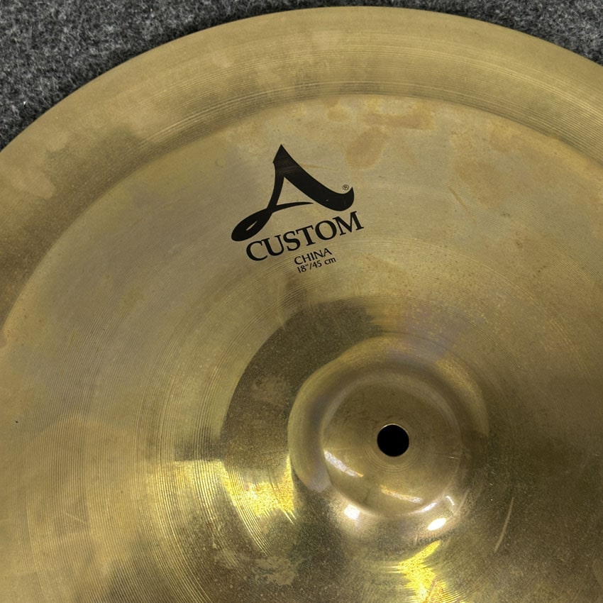 Used Zildjian A Custom China Cymbal 18" - Good - Drum Center Of Portsmouth