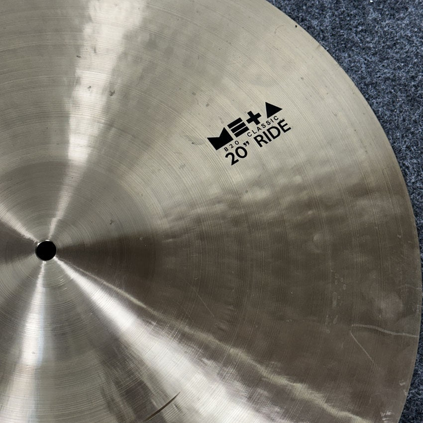Used Turkish Meta Classic Ride Cymbal 20" - Very Good - Drum Center Of Portsmouth