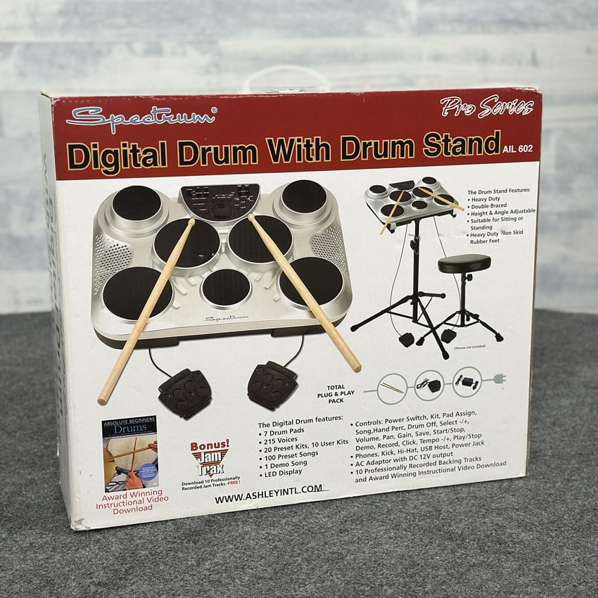 Used Spectrum Pro Series Digital Drum w/Stand - Excellent - Drum Center Of Portsmouth