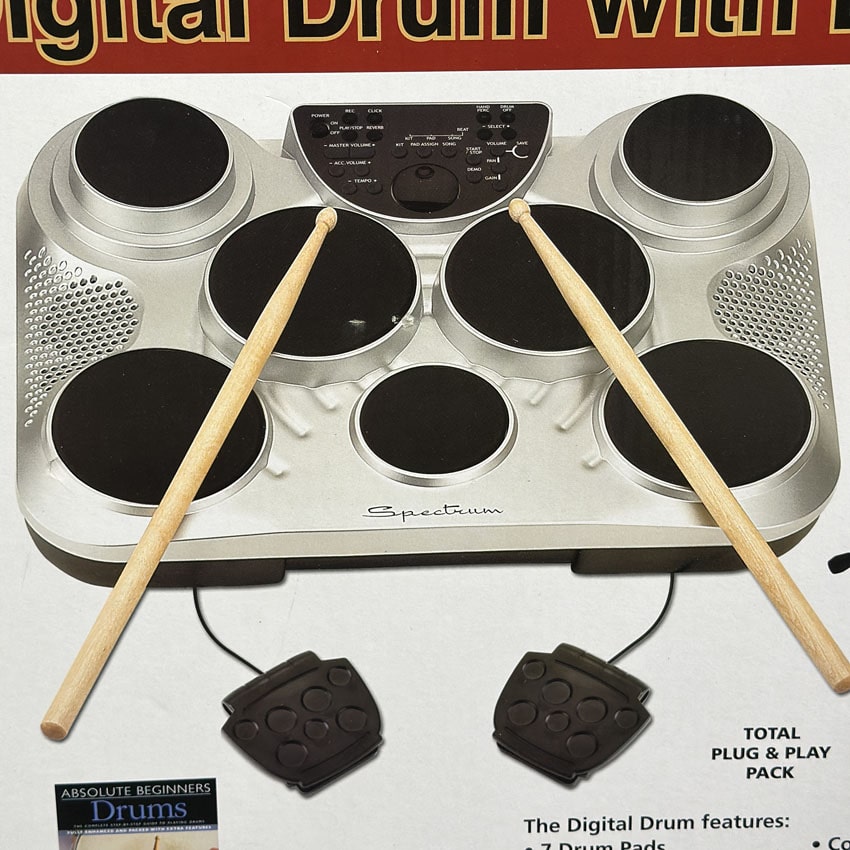 Used Spectrum Pro Series Digital Drum w/Stand - Excellent - Drum Center Of Portsmouth
