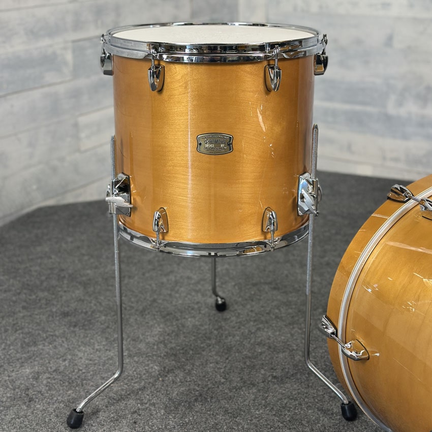Used Yamaha Stage Custom 3pc Drum Set Natural Wood - Very Good - Drum Center Of Portsmouth
