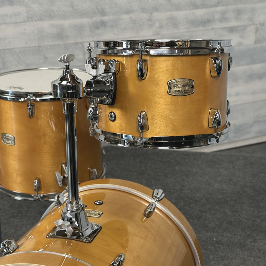 Used Yamaha Stage Custom 3pc Drum Set Natural Wood - Very Good - Drum Center Of Portsmouth