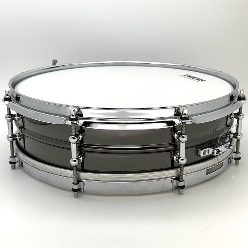 Used Magstar Black Nickel Over Brass Snare Drum 14x4 - Very Good - Drum Center Of Portsmouth