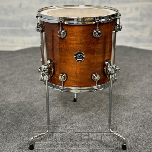 DW Performance Floor Tom 14x12 Walnut Lacquer - DCP Exclusive! - Drum Center Of Portsmouth