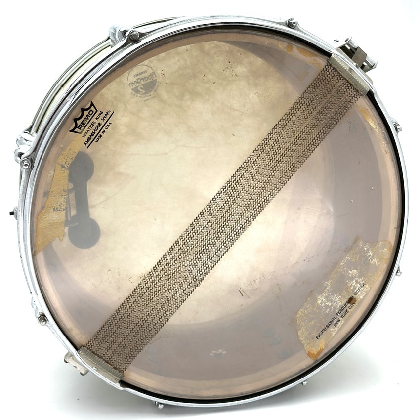 Used Slingerland Concert King Snare Drum 15x7 White Marine Pearl - Good - Drum Center Of Portsmouth