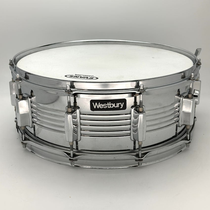 Used Westbury Steel Snare Drum 14x5.5 - Very Good - Drum Center Of Portsmouth