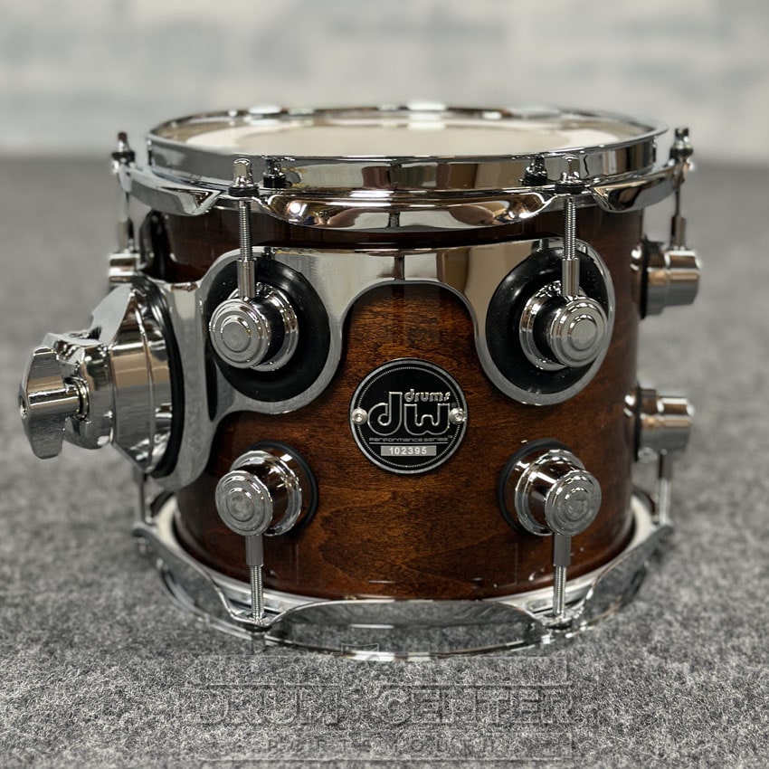 DW Performance Tom 8x7 Walnut Lacquer - DCP Exclusive! - Drum Center Of Portsmouth