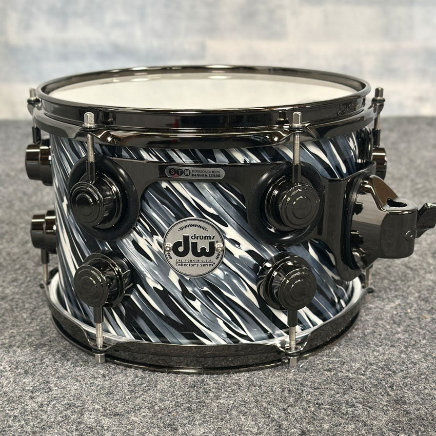 Used DW Collectors PurpleCore Maple 5pc Drum Set Twisted Black - Excellent - Drum Center Of Portsmouth