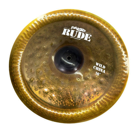 Used Paiste Rude Wild China Cymbal 16" - Excellent - Drum Center Of Portsmouth