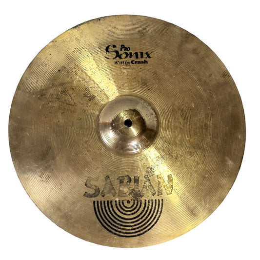 Used Sabian Pro Sonix Crash Cymbal 16" - Good - Drum Center Of Portsmouth