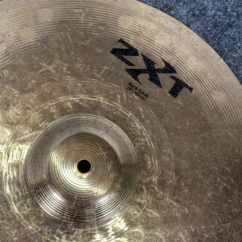 Used Zidjian ZXT Rock Crash Cymbal 16 - Fair - Drum Center Of Portsmouth