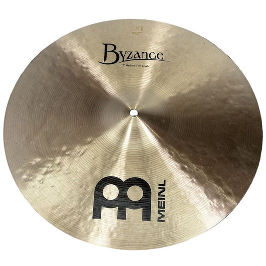 Used Meinl Byzance Traditional Medium Crash Cymbal 17 - Good - Drum Center Of Portsmouth