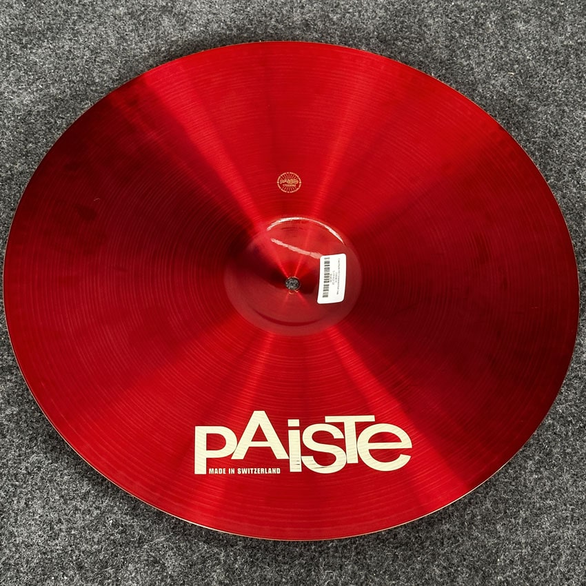 Used Paiste 900 Colorsound Red Crash Cymbal 20 - Good - Drum Center Of Portsmouth