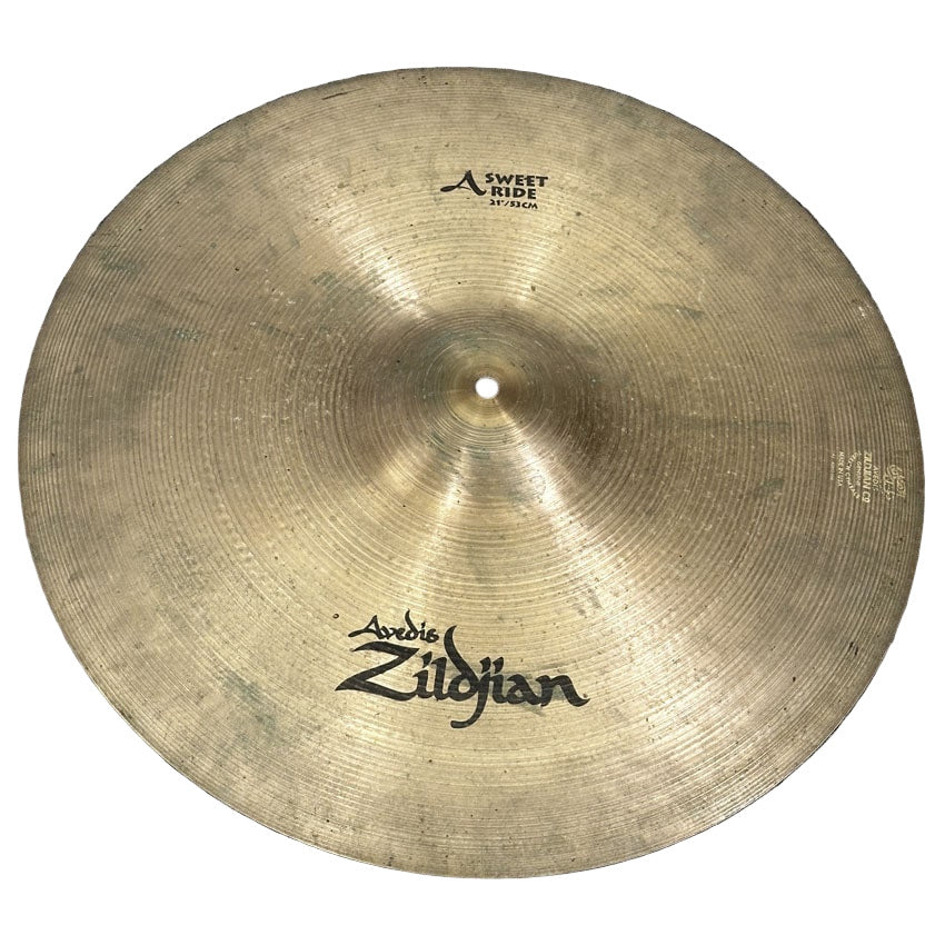 Used Zildjian A Sweet Ride Cymbal 21 - Good - Drum Center Of Portsmouth
