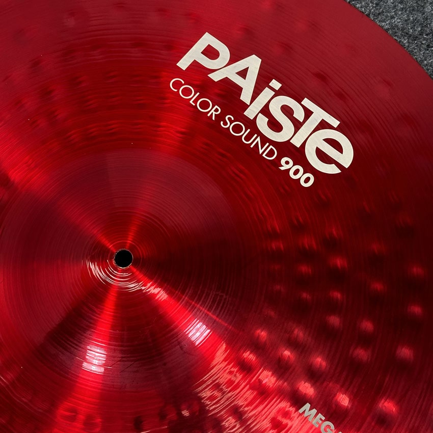 Used Paiste 900 Colorsound Red Ride Cymbal 24 - Good - Drum Center Of Portsmouth