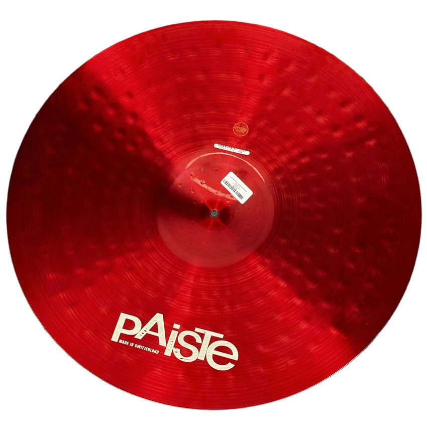 Used Paiste 900 Colorsound Red Ride Cymbal 24 - Good - Drum Center Of Portsmouth