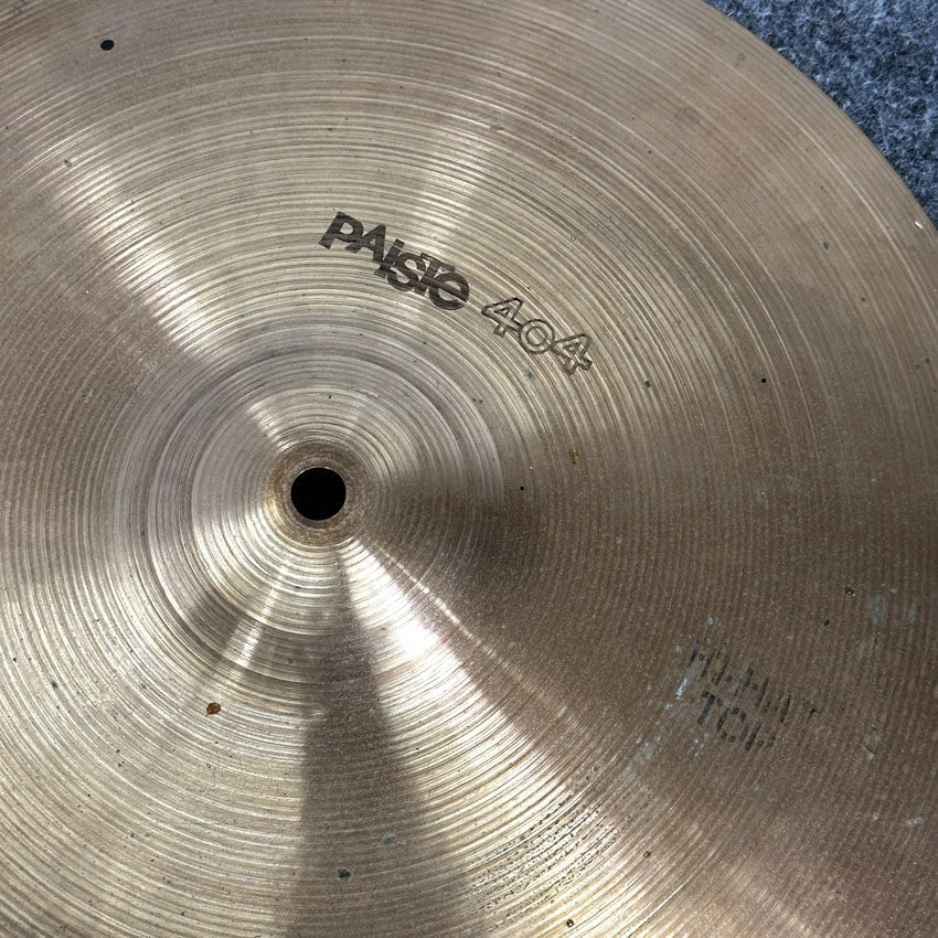 Used Paiste 404 Hi Hat Cymbals 14 - Fair - Drum Center Of Portsmouth