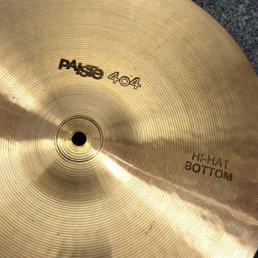Used Paiste 404 Hi Hat Cymbals 14 - Fair - Drum Center Of Portsmouth
