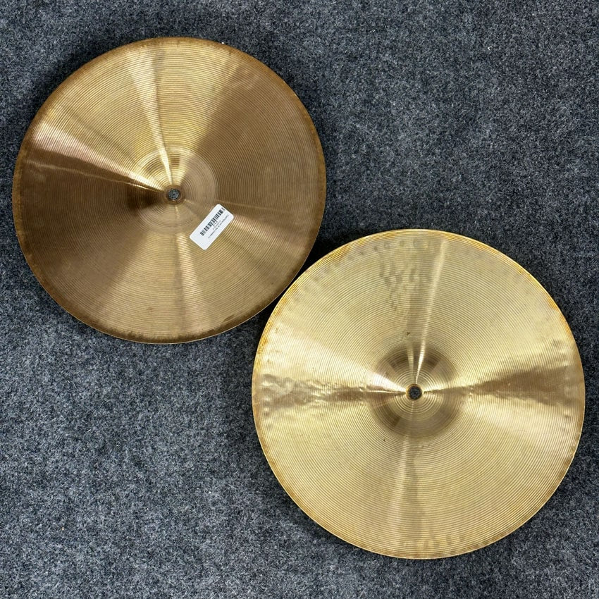 Used Paiste 404 Hi Hat Cymbals 14 - Fair - Drum Center Of Portsmouth