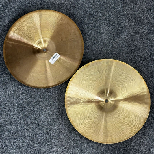 Used Paiste 404 Hi Hat Cymbals 14 - Fair - Drum Center Of Portsmouth