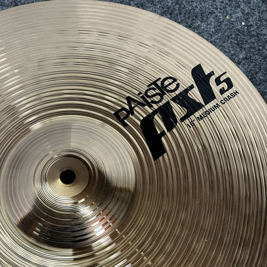 Used Paiste PST5 Medium Crash Cymbal 16" - Good - Drum Center Of Portsmouth