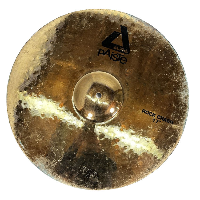 Used Paiste Alpha Rock Crash Cymbal 17" - Fair - Drum Center Of Portsmouth