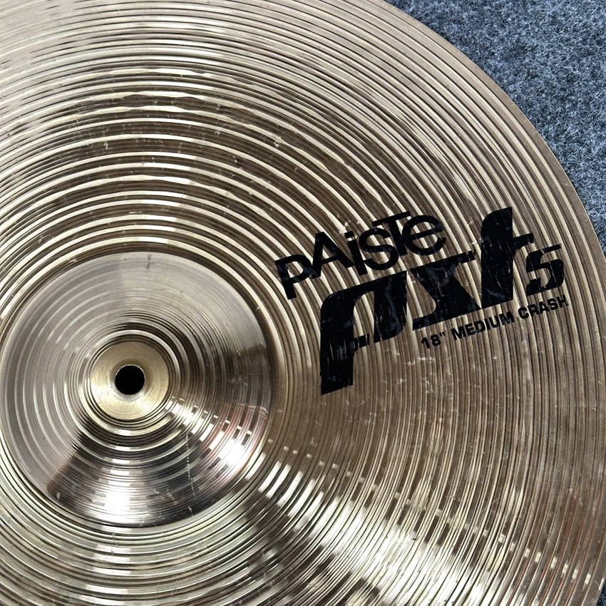 Used Paiste PST5 Medium Crash Cymbal 18" - Good - Drum Center Of Portsmouth