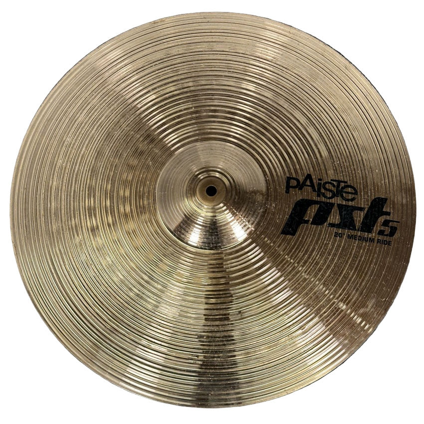 Used Paiste PST5 Medium Ride Cymbal 20" - Good - Drum Center Of Portsmouth