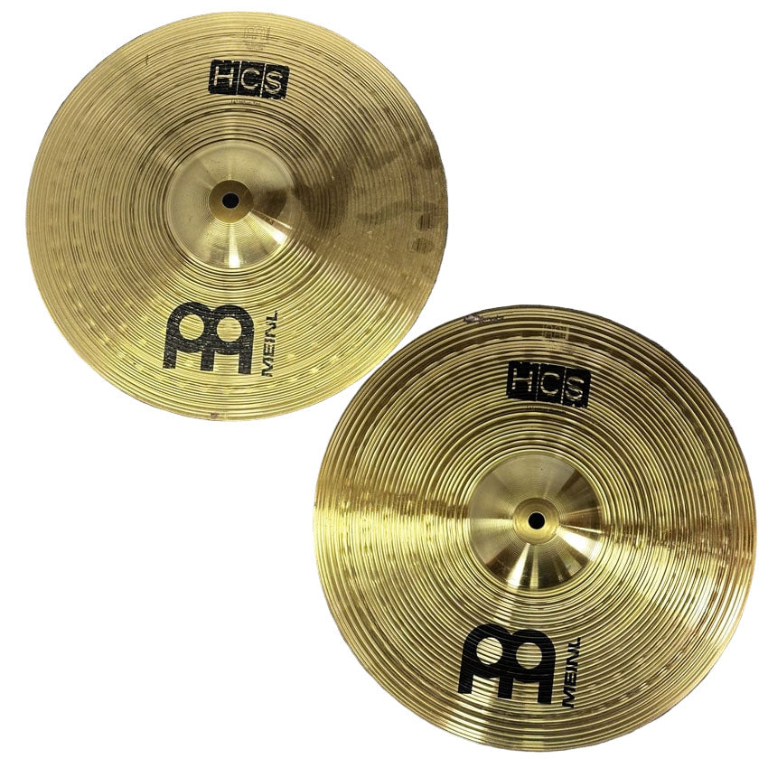 Used Meinl HCS Hi Hat Cymbals 14" - Good - Drum Center Of Portsmouth