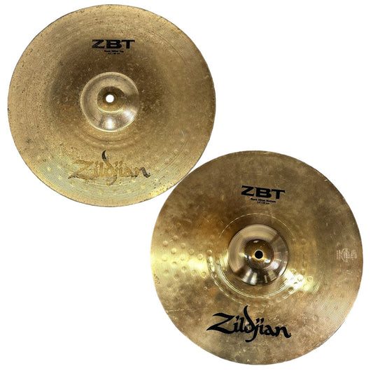 Used Zildjian ZBT Rock Hi Hat Cymbals 14" - Good - Drum Center Of Portsmouth