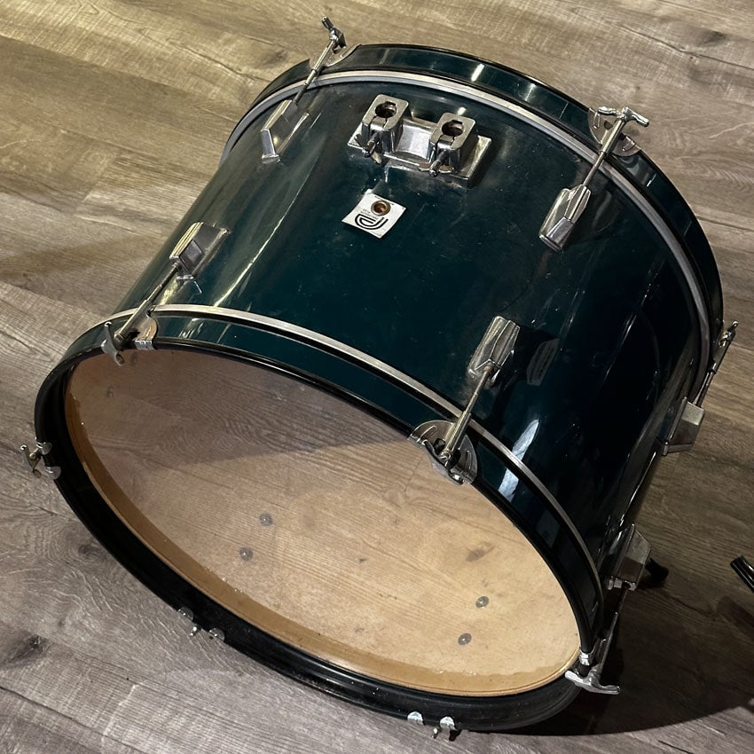 Used Percussion Plus 4pc Drum Set Green - Good - Drum Center Of Portsmouth