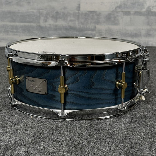 Used Canopus Ash Snare Drum 14x5.5 Indigo Oil - Drum Center Of Portsmouth