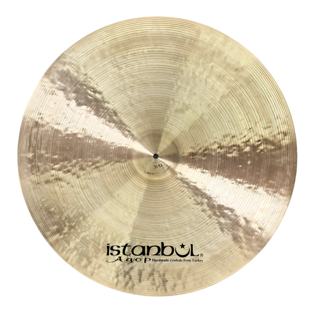 Used Istanbul Agop Traditional Dark Ride Cymbal 26" 3192 grams - Excellent - Drum Center Of Portsmouth
